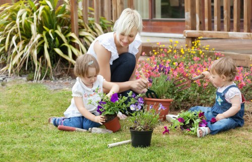 Waste removal and site clearance compliance for garden work